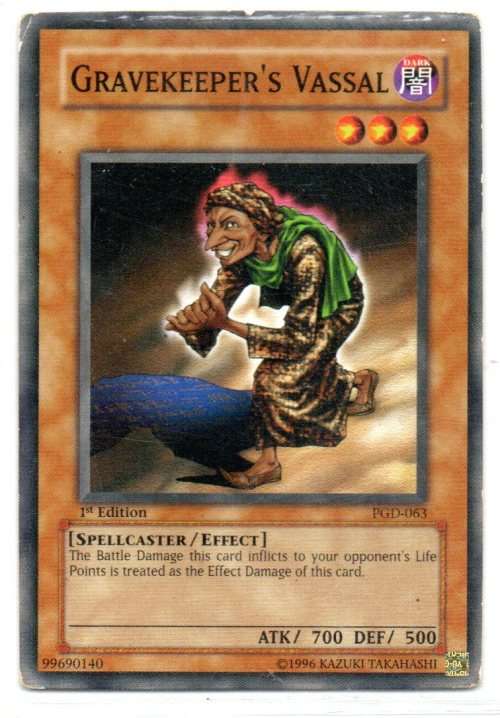 Yu-Gi-Oh! - Gravekeeper`s Vassal - 1St Ed/Common - Pharaonic Guardian (PGD-063)