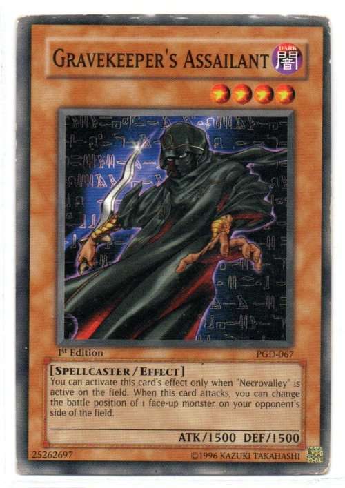 Yu-Gi-Oh! - Gravekeeper`s Assailant - 1st Ed/Common - Pharaonic Guardian (PGD-067)