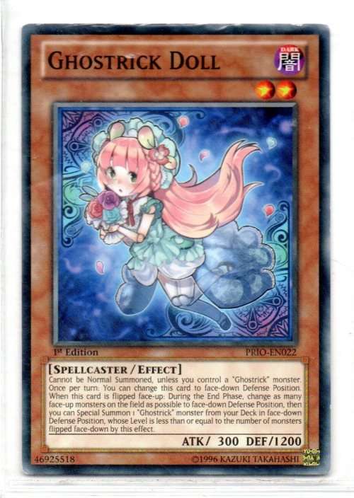 Yu-Gi-Oh! - Ghostrick Doll - 1st Ed/Common - Primal Origin (PRIO-EN022)