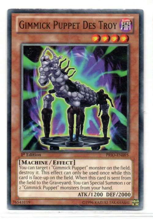 Yu-Gi-Oh! - Gimmick Puppet Des Troy - 1st Ed/Common - Primal Origin (PRIO-EN095)