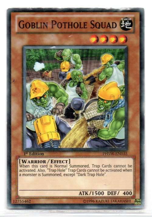 Yu-Gi-Oh! - Goblin Pothole Squad - 1st Ed/Common - Photon Shockwave (PSHW-EN035)