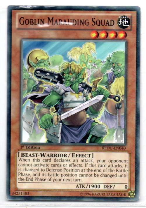 Yu-Gi-Oh! - Goblin Marauding Squad - 1st Ed/Short Print - Return of the Duelist (REDU-EN040)