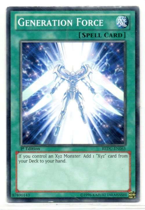 Yu-Gi-Oh! - Generation Force - 1st Ed/Common - Return of the Duelist (REDU-EN063)