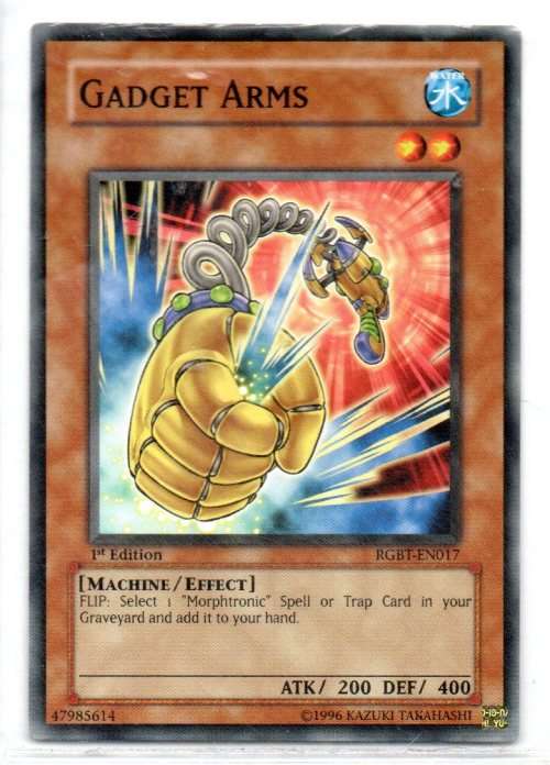 Yu-Gi-Oh! - Gadget Arms - 1st Ed/Common - Raging Battle (RGBT-EN017)