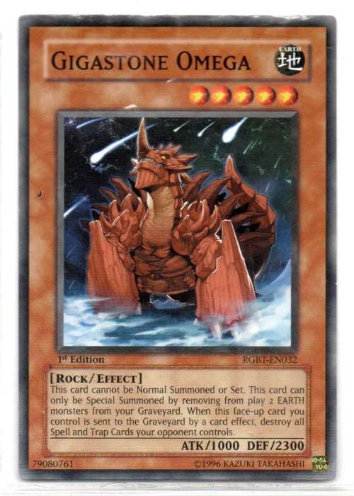 Yu-Gi-Oh! - Gigastone Omega - 1st Ed/Common - Raging Battle (RGBT-EN032)