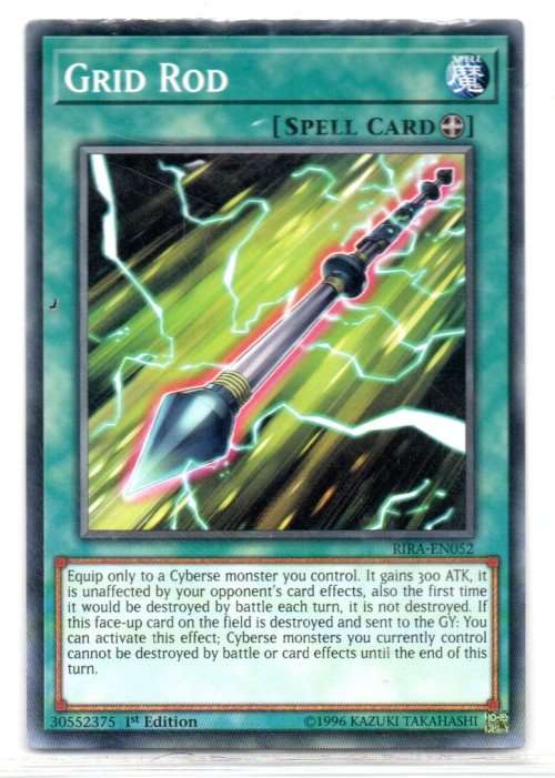 Yu-Gi-Oh! - Grid Rod - 1st Ed/Common - Rising Rampage (RIRA-EN052)