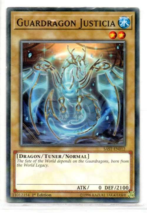 Yu-Gi-Oh! - Guardragon Justicia - 1st Ed/ Common - Savage Strike (SAST-EN012)