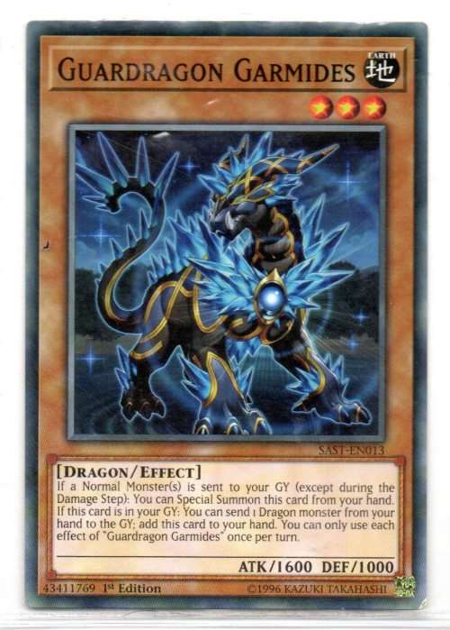 Yu-Gi-Oh! - Guardragon Garmides - 1st Ed/Common - Savage Strike (SAST-EN013)