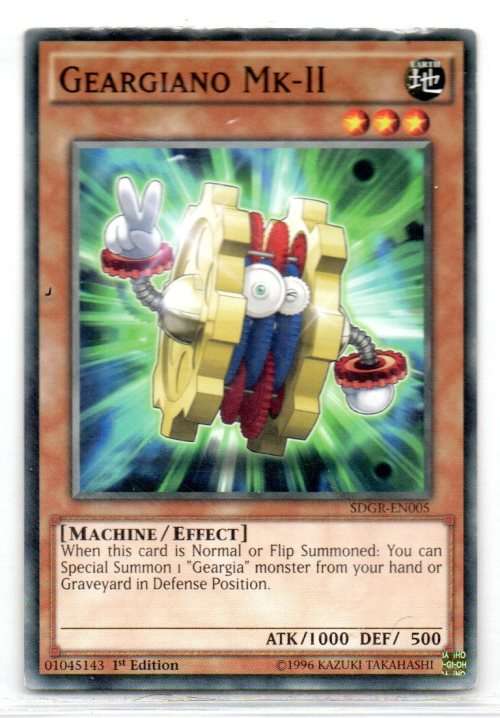 Yu-Gi-Oh! - Geargiano MK-II - 1st Ed/Common - Structure Deck: Geargia Rampage (SDGR-EN005)