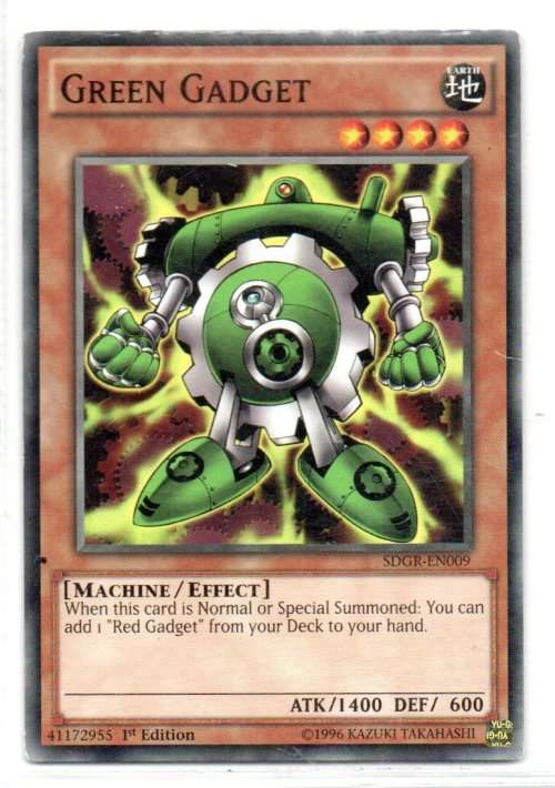 Yu-Gi-Oh! - Green Gadget - 1st Ed/Common - Structure Deck: Geargia Rampage (SDGR-EN009)