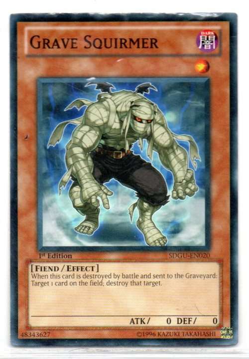 Yu-Gi-Oh! - Grave Squirmer - 1st Ed/Common - Structure Deck: Gates of the Underworld (SDGU-EN020)