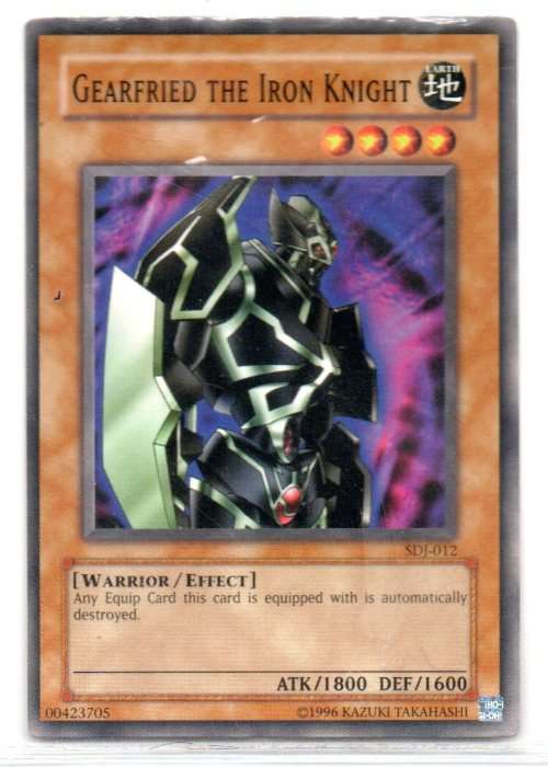 Yu-Gi-Oh! - Gearfried the Iron Knight - Common - Starter Deck: Joey (SDJ-012)