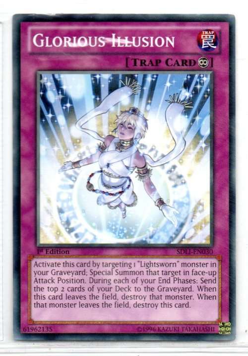 Yu-Gi-Oh! - Glorious Illusion - 1st Ed/Common - Structure Deck: Realm of Light (SDLI-EN030)