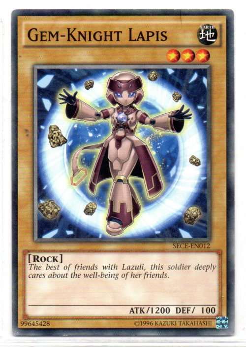 Yu-Gi-Oh! - Gem-Knight Lapis - Common - Secrets of Eternity (SECE-EN012)