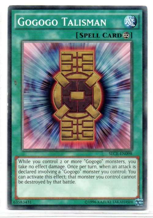 Yu-Gi-Oh! - Gogogo Talisman - Common - Secrets of Eternity (SECE-EN098)