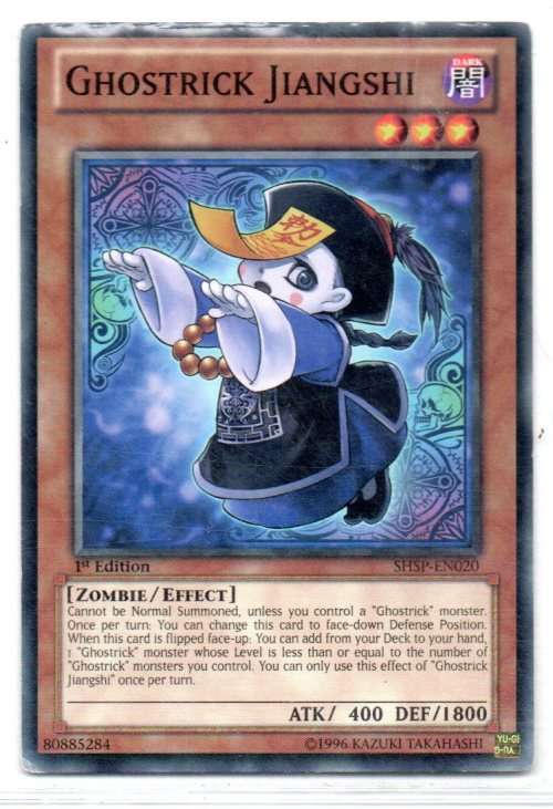 Yu-Gi-Oh! - Ghostrick Jiangshi - 1st Ed/Common - Shadow Specters (SHSP-EN020)