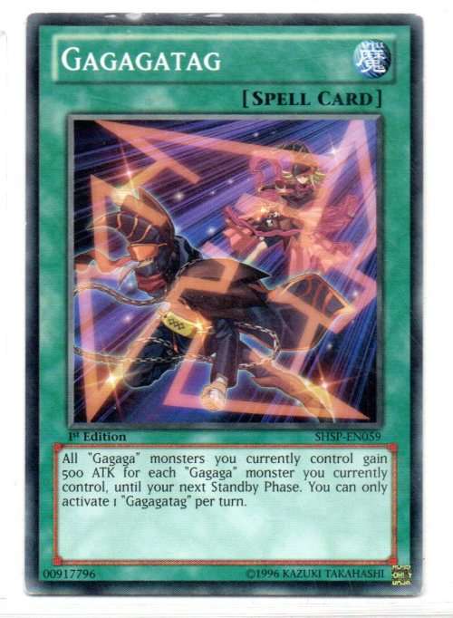 Yu-Gi-Oh! - Gagagatag - 1st Ed/Common - Shadow Specter (SHSP-EN059)