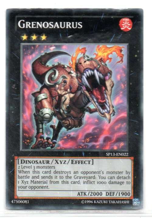 Yu-Gi-Oh! - Grenosaurus - Starfoil Rare - Star Pack 2013 (SP13-EN022)