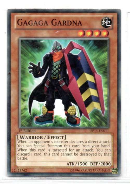 Yu-Gi-Oh! - Gagaga Gardna - 1st Ed/Common - Star pack 2014 (SP14-EN011)