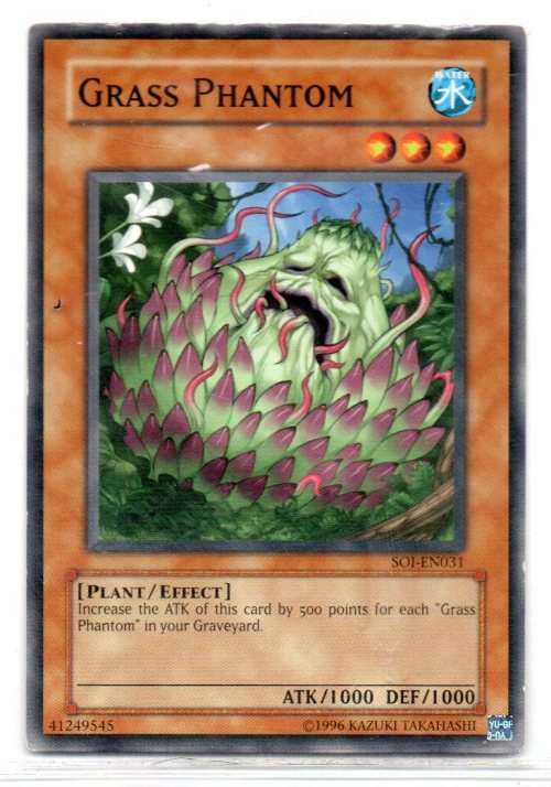 Yu-Gi-Oh! - Grass Phantom - Common/Short Print - Shadow of Infinity (SOI-EN031)