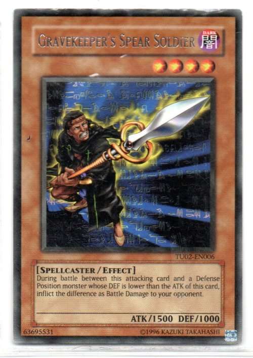 Yu-Gi-Oh! - Gravekeeper`s Spear Soldier - Rare - Turbo Pack: Booster Two (TUO2-EN006)
