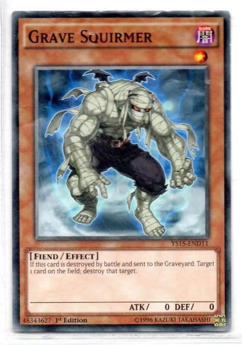 Yu-Gi-Oh! - Grave Squirmer - 1st Ed/Common - Starter Deck: Dark Legion (YS15-END11)