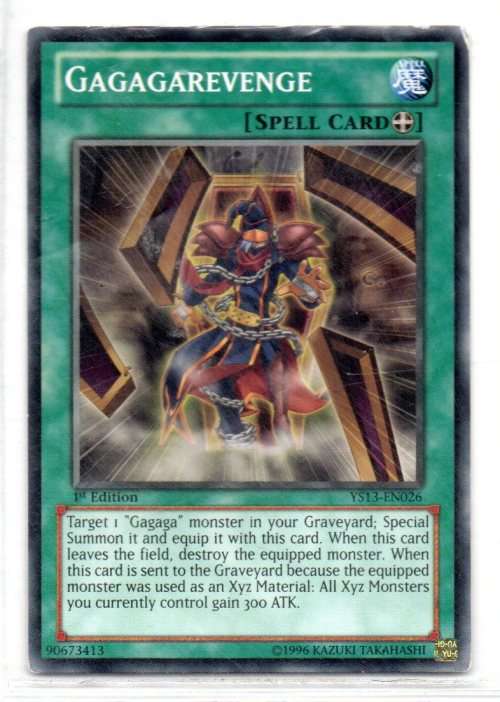 Yu-Gi-Oh! - Gagagarevenge - 1st Ed/Common - Super Starter: V for Victory Power-Up Pack (YS13-EN026)