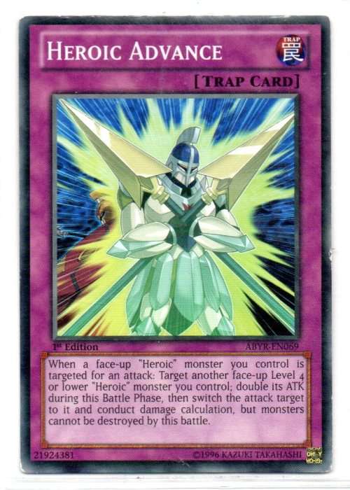 Yu-Gi-Oh! - Heroic Advance - 1st Ed/Common - Abyss Rising (ABYR-EN069)