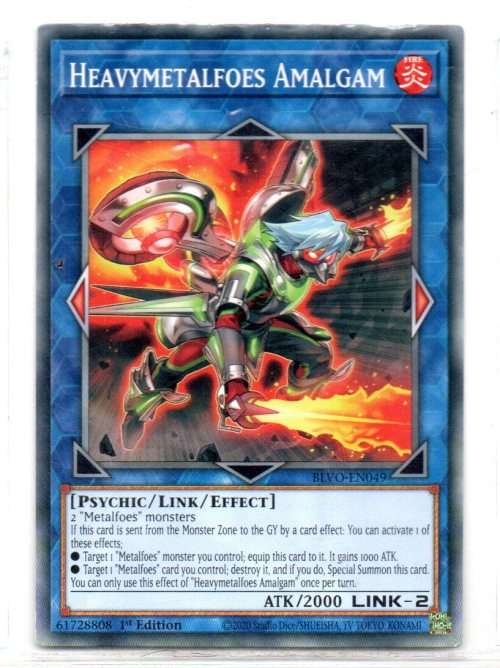 Yu-Gi-Oh! - Heavymetalfoes Amalgam - 1st Ed/Common - Blazing Vortex (BLVO-EN049)
