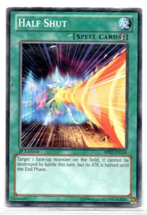 Yu-Gi-Oh! - Half Shut - 1st Ed/Common - Battle Pack 2: War of the Giants (BP02-EN158)