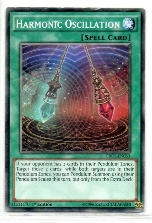 Yu-Gi-Oh! - Harmonic Oscillation - 1st Ed/Common - Crossed Souls (CROS-EN063)