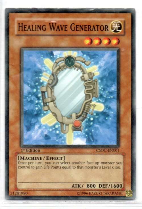 Yu-Gi-Oh! - Healing Wave Generator - 1st Ed/Common - Crossroads of Chaos (CSOC-EN001)