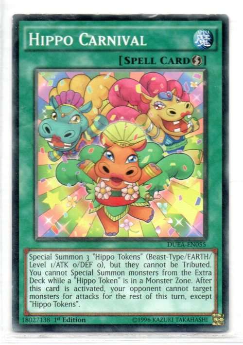 Yu-Gi-Oh! - Hippo Carnival - 1st Ed/Common - Duelist Alliance (DUEA-EN055)