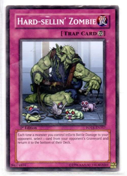 Yu-Gi-Oh! - Hard-Sellin` Zombie - 1st Ed/Common - Force of the Breaker (FOTB-EN057)