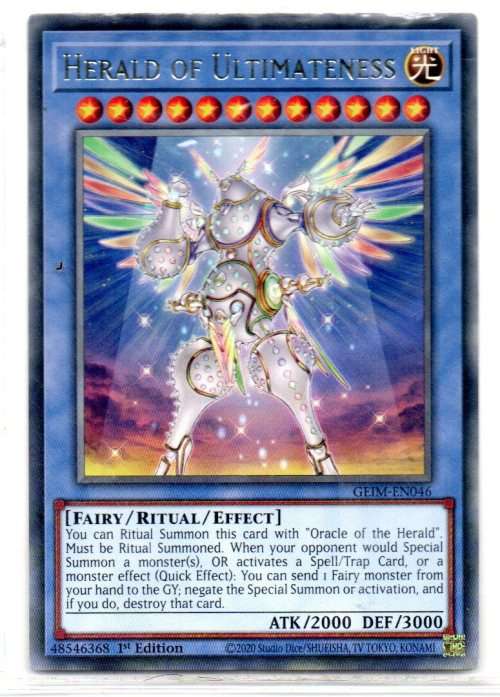 Yu-Gi-Oh! - Herald of Ultimateness - 1st Ed/Rare - Genesis Impact (GEIM-EN046)