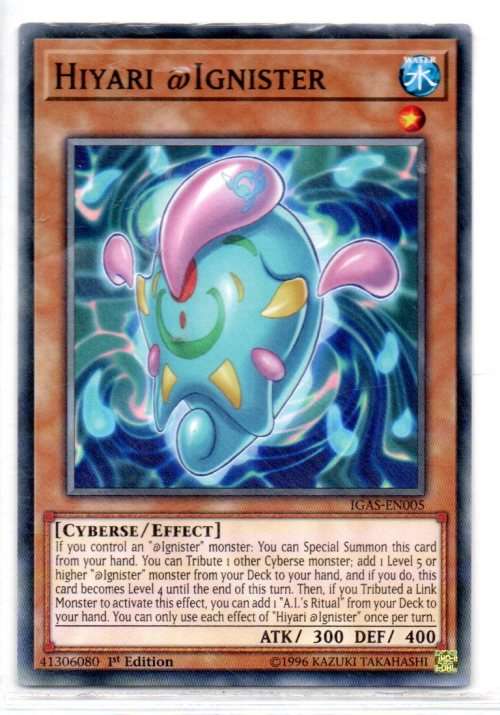 Yu-Gi-Oh! - Hiyari @Ignister - 1st Ed/Common - Ignition Assault (IGAS-EN005)