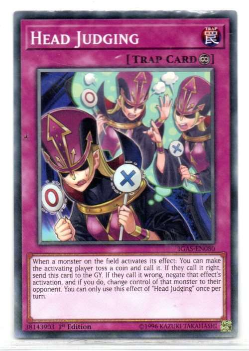 Yu-Gi-Oh! - Head Judging - 1st Ed/Common - Ignition Assault (IGAS-EN080)