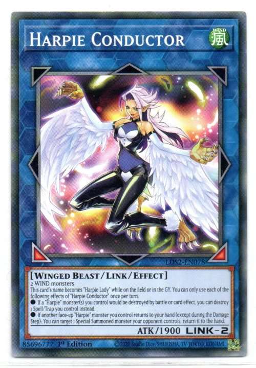 Yu-Gi-Oh! - Harpie Conductor - 1st Ed/Common - Legendary Duelists: Season 2 (LDS2-EN078)