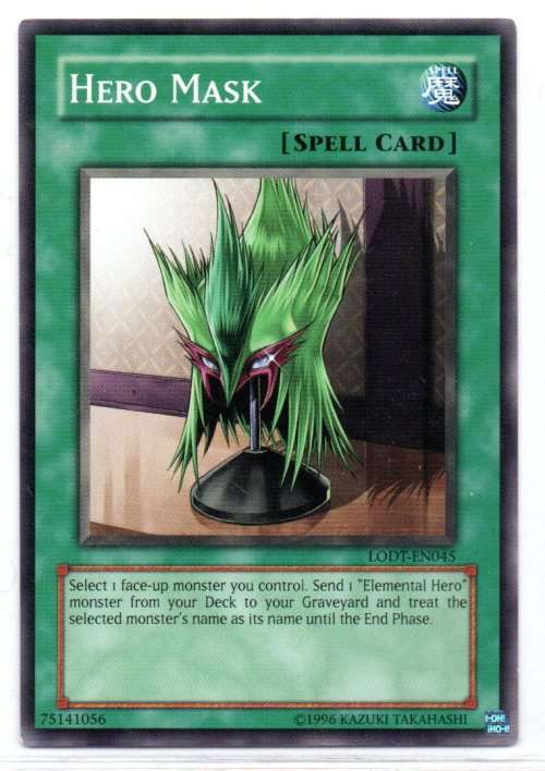 Yu-Gi-Oh! - Hero Mask - Common - Light of Destruction (LODT-EN045)