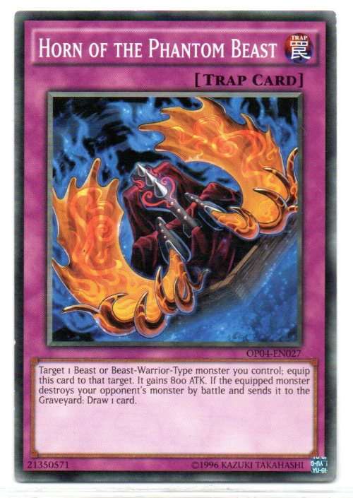 Yu-Gi-Oh! - Horn of the Phantom Beast - Common - OTS Tournament Pack 4 (OP04-EN027)