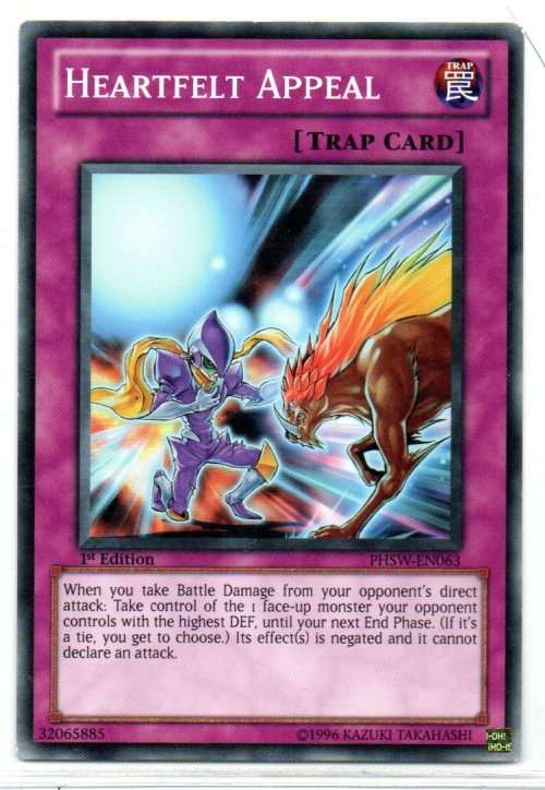 Yu-Gi-Oh! - Heartfelt Appeal -1st Ed/Common - Photon Shockwave (PHSW-EN063)