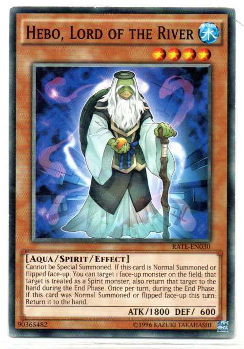 Yu-Gi-Oh! - Hebo, Lord of the River - Common - Raging Tempest (RATE-EN030)