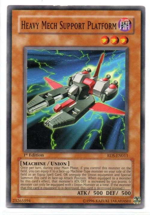Yu-Gi-Oh! - Heavy Mech Support Platform - 1st Ed/Common - Rise of Destiny (RDS-EN011)