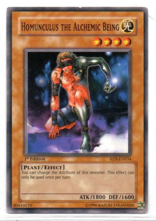 Yu-Gi-Oh! - Homunculus the Alchemic Being - 1st Ed/Common - Rise of Destiny (RDS-EN034)