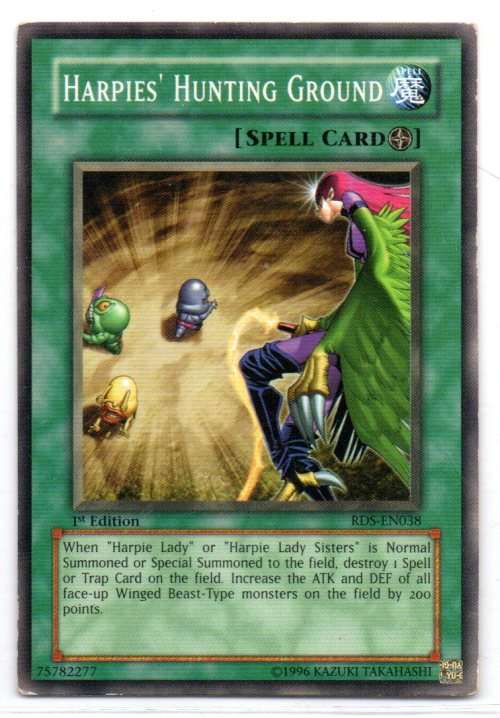 Yu-Gi-Oh! - Harpies` Hunting Ground - 1st Ed/Common - Rise of Destiny (RDS-EN038)