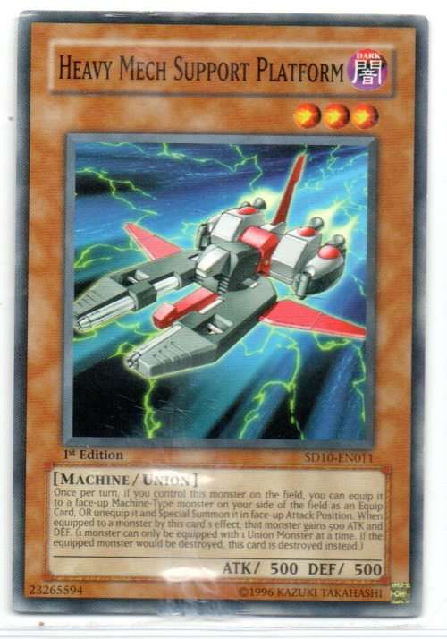 Yu-Gi-Oh! - Heavy Mech Support Platform - 1st Ed/Common - Structure Deck: Machine Re-Volt (SD10-EN01