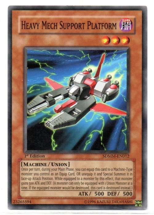 Yu-Gi-Oh! - Heavy Mech Support Platform - 1st Ed/Common - Machina Mayhem Structure Deck (SDMM-EN012)