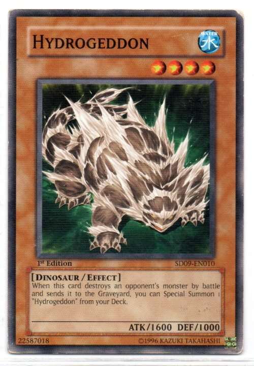 Yu-Gi-Oh! - Hydrogeddon - 1st Ed/Common - Structure Deck: Dinosaur`s Rage (SD09-EN010)