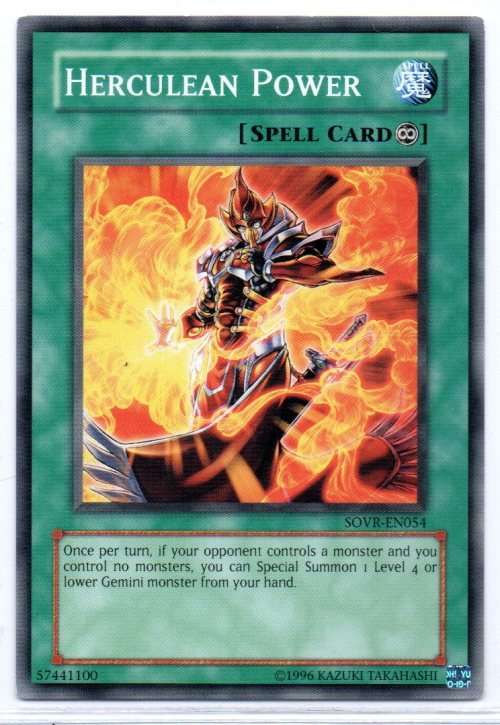 Yu-Gi-Oh! - Herculean Power - Common - Stardust Overdrive (SOVR-EN054)