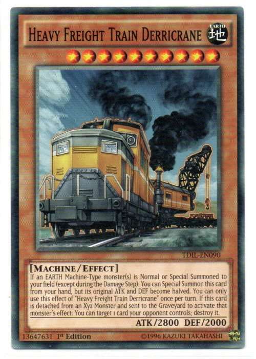 Yu-Gi-Oh! - Heavy Freight Train Derricrane - 1st Ed/Common - The Dark Illusion (TDIL-EN090)